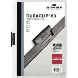 Paquet de 5 chemises duraclip 6 mm blanc