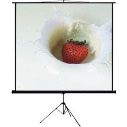 Ecran de projection avec trépied 180x180cm