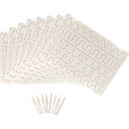 Lot de 8 plateaux pistes graphiques + 8 stylets