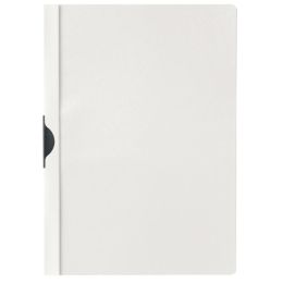 Chemise de présentation à clip pour format A4 dos 3 mm blanc