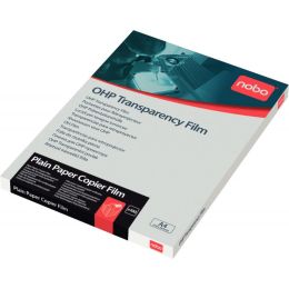 Boîte de 100 transparents pour rétroprojection copieur A4 100µ