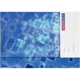 Registre d'appel journalier non découpé à la marque Majuscule