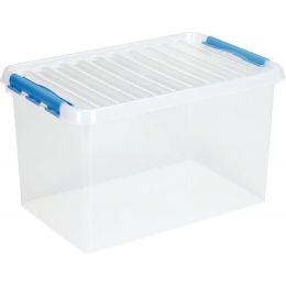 Boîte de rangement avec couvercle QLINE 62L 60x40x34