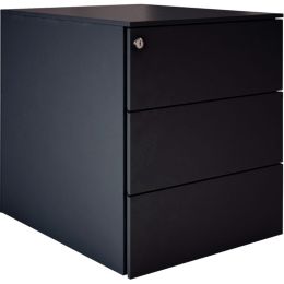 Caisson métallique mobile 3 tiroirs anthracite