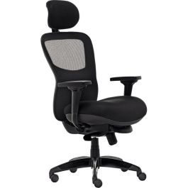 Fauteuil Nardo 24h avec tétière noir