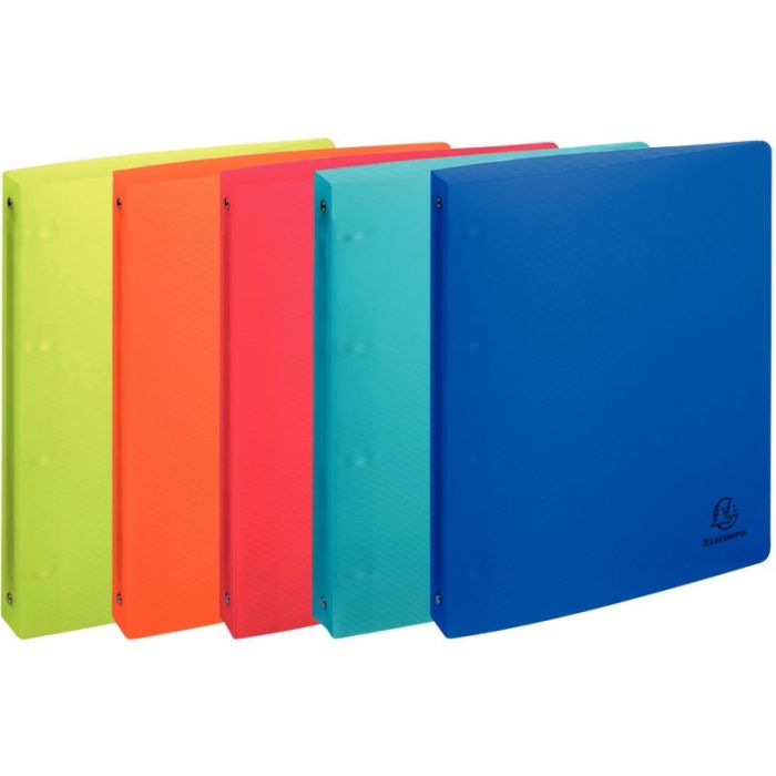 Classeur LINICOLOR en polypropylène, format A4+, dos 4 cm, coloris assortis Classeurs anneaux a4+
