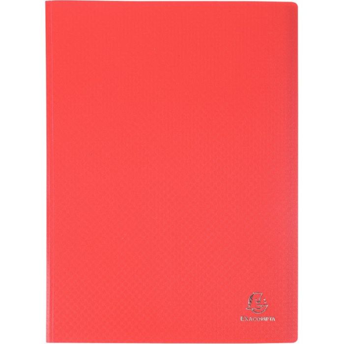Protège-documents OPAK en polypropylène, 80 vues, rouge Proteges documents pochettes fixes