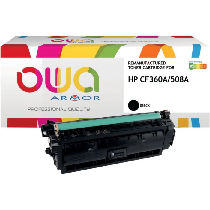 Toner laser compatible à la marque HP CF360A noir Consommables hp compatibles