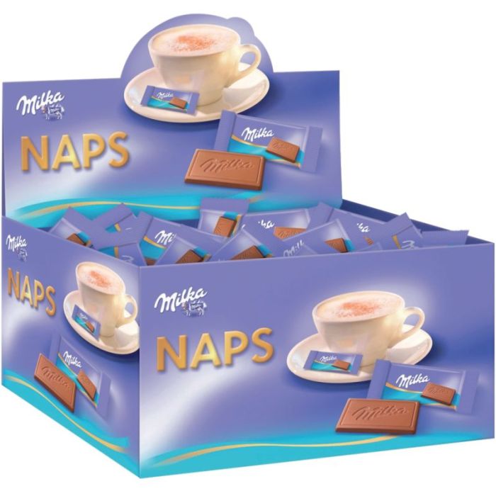 Paquet de 355 Milka napolitains Aliments pour reception