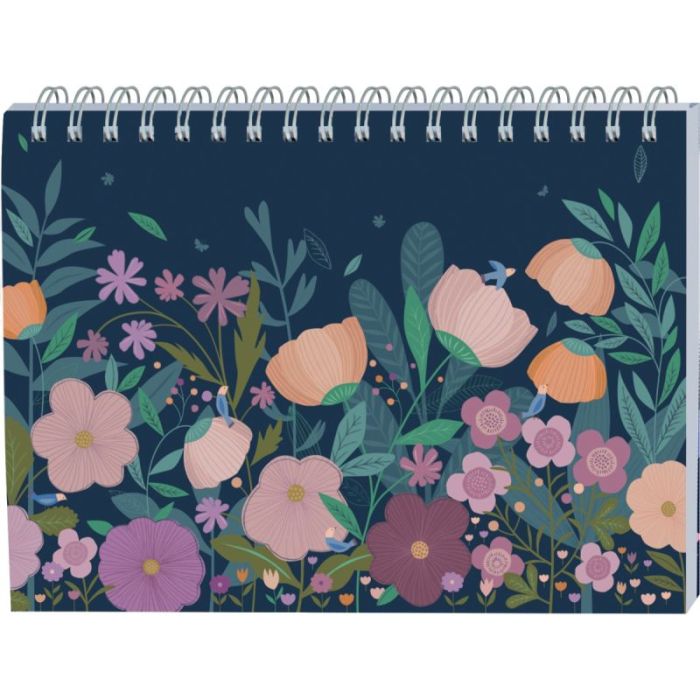 Hebdo Malin Mini labo 15x21 Fleurs Agendas perpetuels