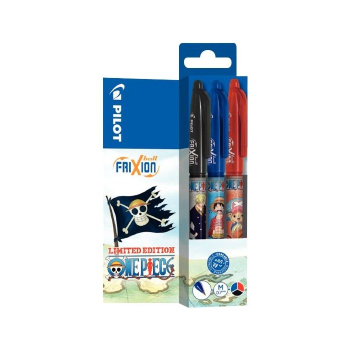 Pochette de 3 stylos frixion ball one piece Stylos encre effacable