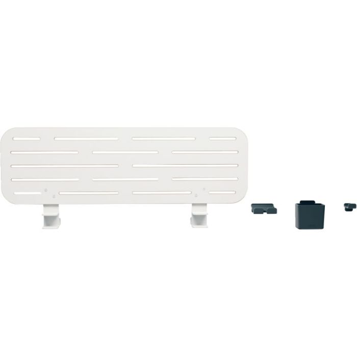 Organisateur de bureau brochable Ergo avec support pour PC portable gris clair Mobilier divers