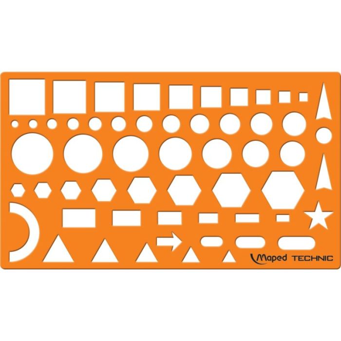 Blister Normographe Trace symboles