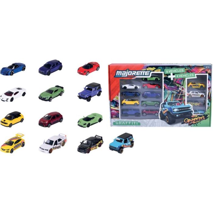 Coffret de 13 véhicules MAJORETTE assortis Les vehicules