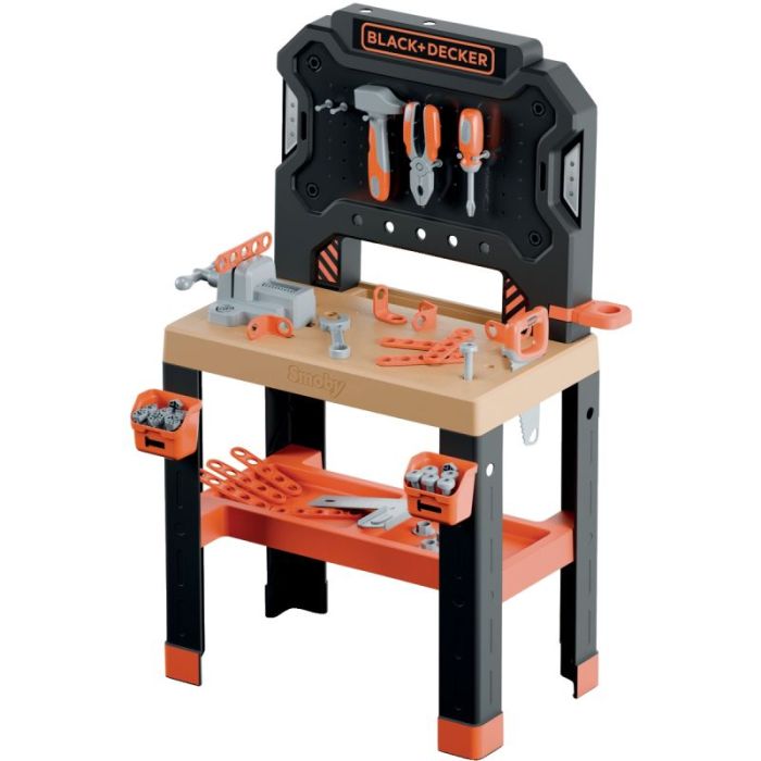 Établi  BLACK+DECKER avec 78 accessoires Jouets d'imitation: coin bricolage