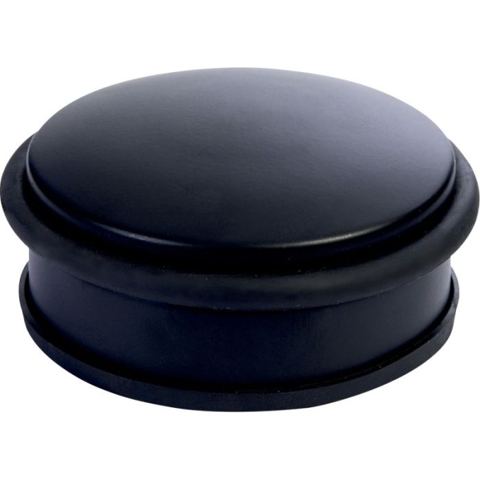 Butée de porte lestée noir Porte manteaux + porte parapluies