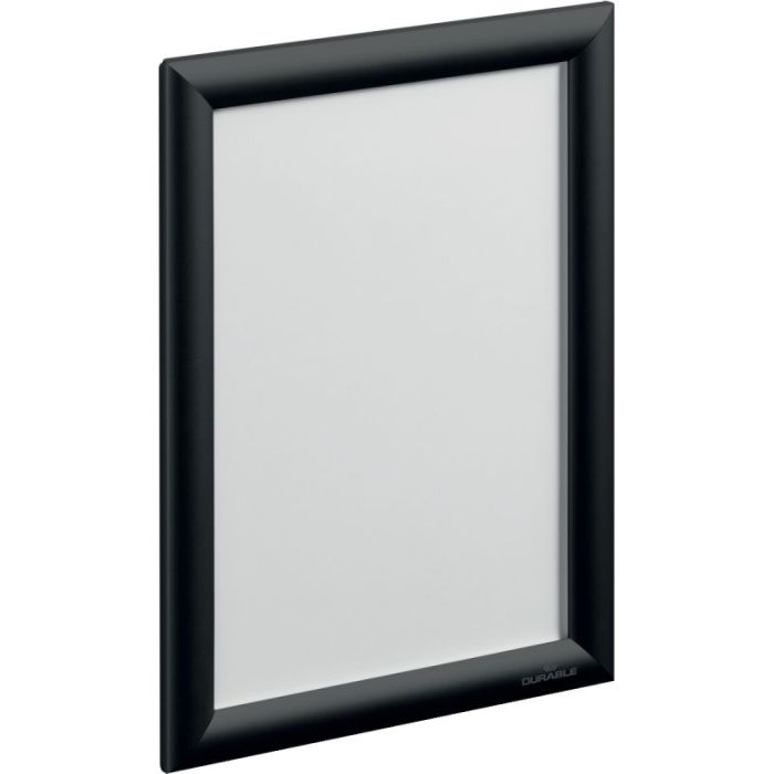 Cadre d'affichage clipsable A4 noir Tableaux et panneaux d'affichage