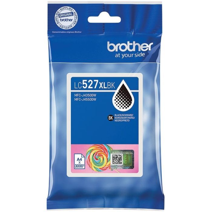Brother SUCETTE cartouche d'encre noire authentique LC527XLBK Consommables brother marque