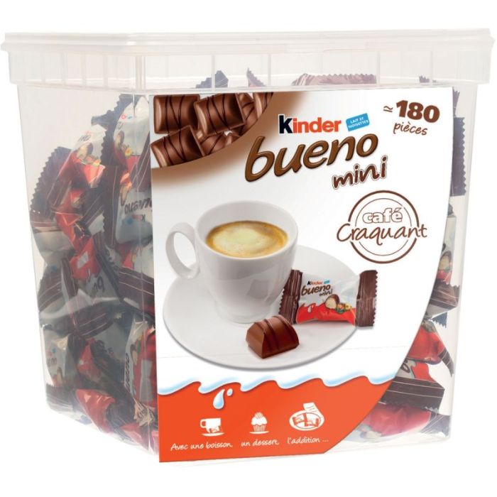 Boite 180 mini KINDER BUENO Aliments pour reception