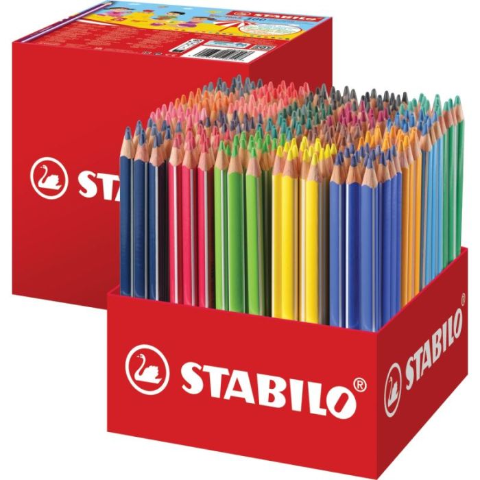 Schoolpack 270 +30 offerts crayons de couleurs Trio Crayons couleurs triangulaires