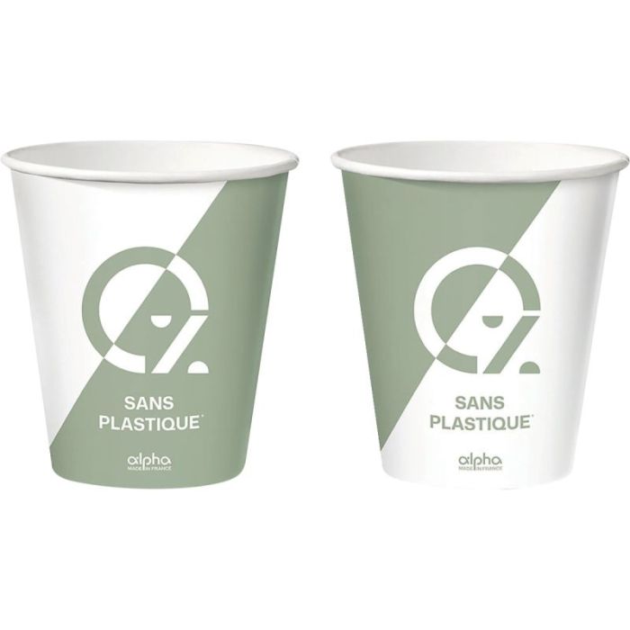 Paquet 50 gobelets carton ALPHA 28cl Vaisselles jetables