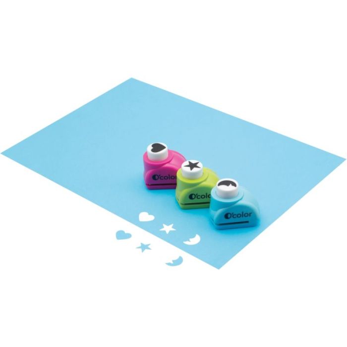 Valisette de 19 perforateurs 15mm assortis Perforateurs deco