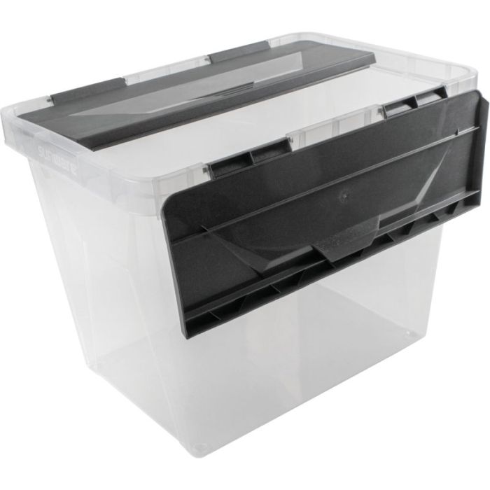 Boite de rangement ONYX 25L transparente Bac de rangement