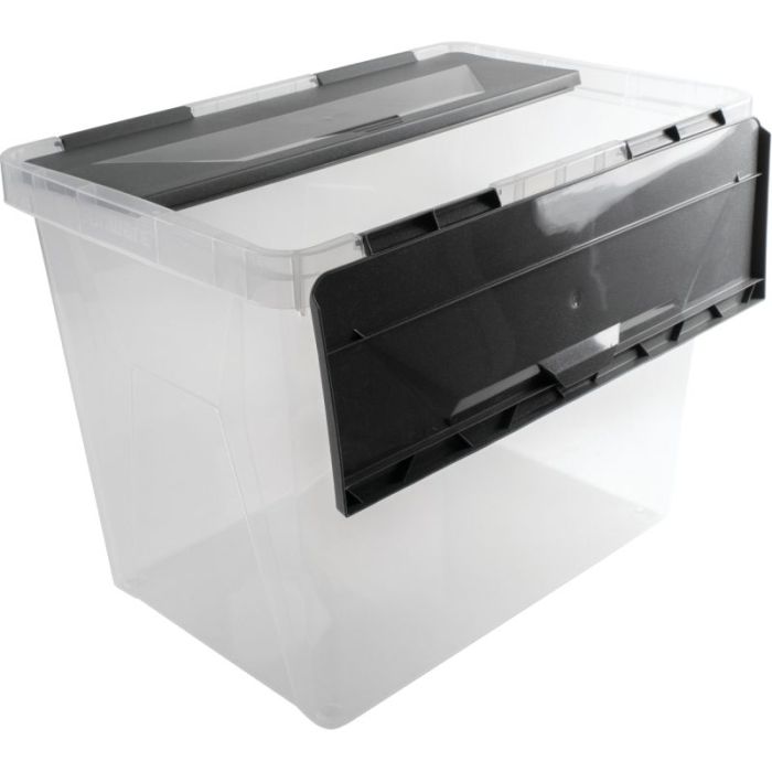 Boite de rangement ONYX 40L transparente Bac de rangement