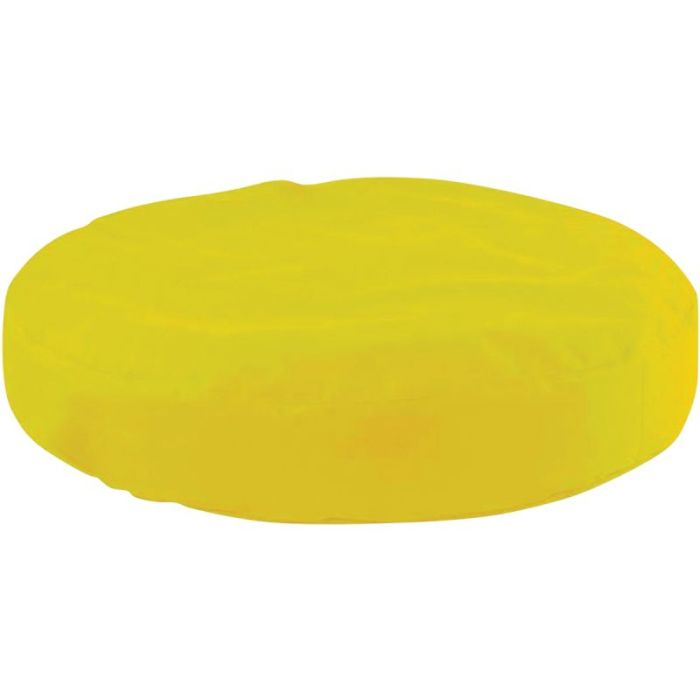 Coussin diamètre 40 x 10cm jaune Tapis geants de jeux et de regroup.