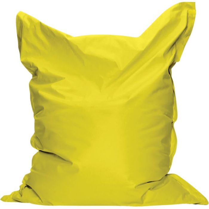 Coussin géant 140x110cm jaune Tapis geants de jeux et de regroup.