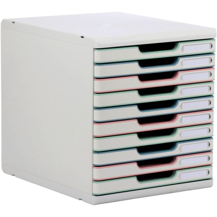 Module 10 tiroirs Modulo Blanc / Autentik Module a tiroirs a4