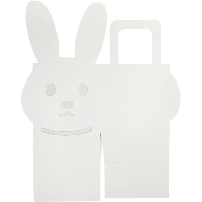 Lot de 10 paniers lapin paques Objets en carton a decorer