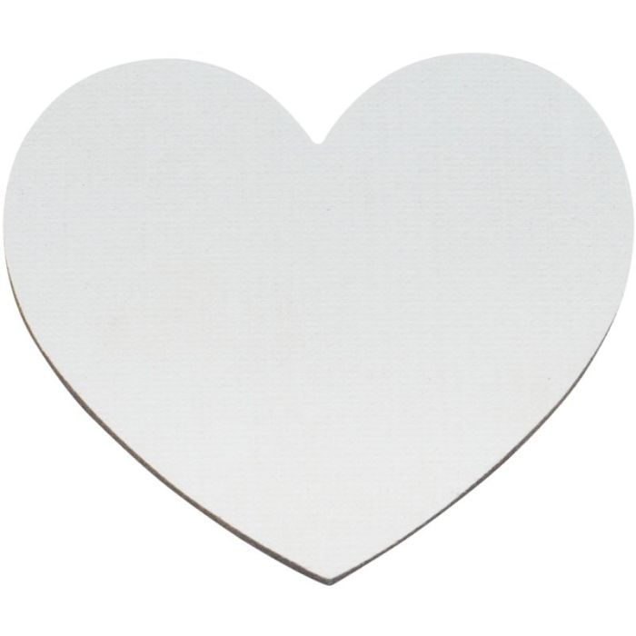 Lot de 10 magnets entoilées coeur diamètre 7.5cm Objets divers a decorer