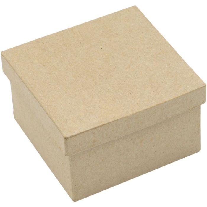 Lot de 10 boites carrées en carton 9 x 9 cm Objets en carton a decorer