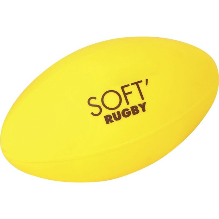 Ballon De Rugby En Mousse Jaune - Sécurité Enfants - Léger & Durable - Entraînement Intérieur/Extérieur - Pre-Sport