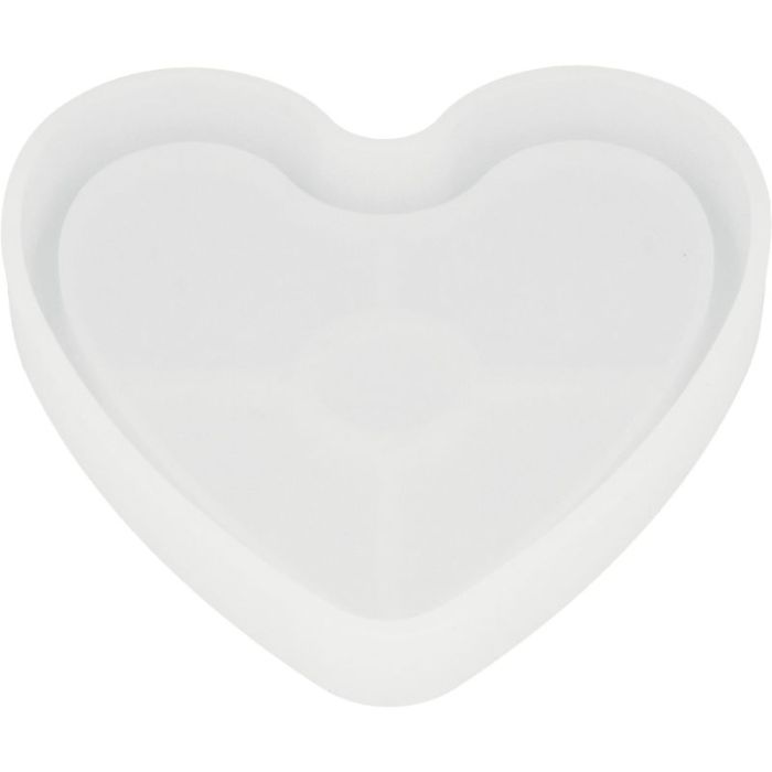 Moule en silicone pour plâtre forme coeur Moules