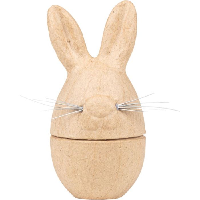 Boite oeuf pâques lapin en carton Objets en carton a decorer