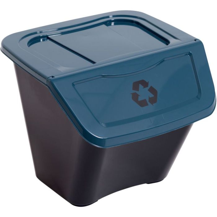 Kit 3 poubelles tri sélectif ecobin 30 litres Poubelles