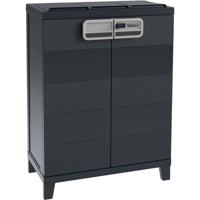 Armoire de tri sélectif 40 litres x3 Smart Poubelles