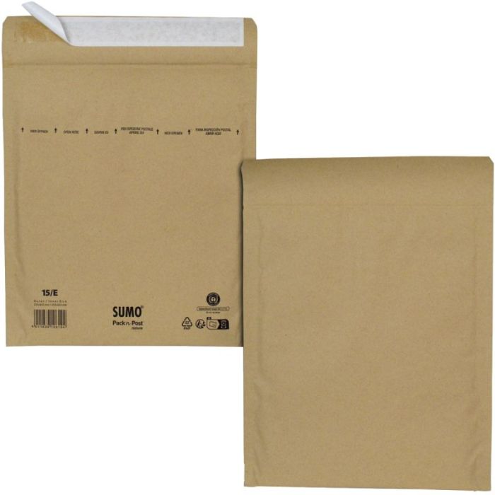 Paquet de 10 pochettes Kraft 235x265 Pochettes matelassees