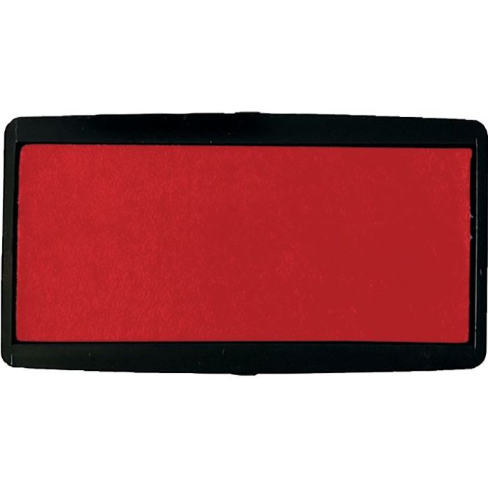 Blister de 2 cassettes d'encrage rouge Encreurs pour dateurs
