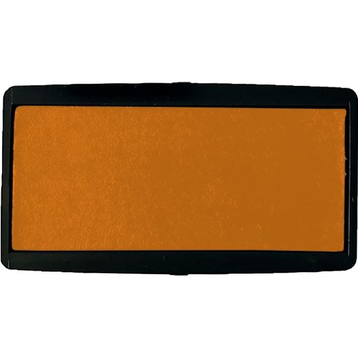 Blister de 2 cassettes d'encrage orange Encreurs pour dateurs