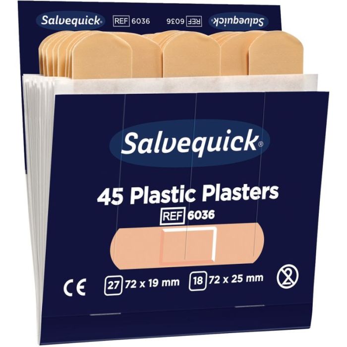 Boite de 6x45 pansements plastiques résistants à l'eau Pharmacie