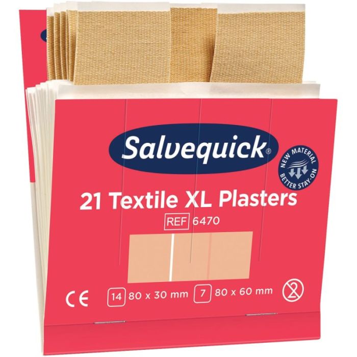 Boite de 6x21 maxi pansements textiles Pharmacie