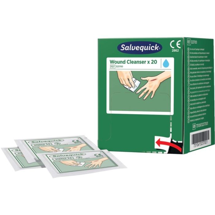 Boite de 20 lingettes lave-blessures Pharmacie