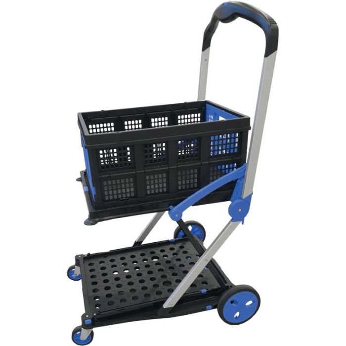 Chariot pliable porte bacs en aluminium Chariots