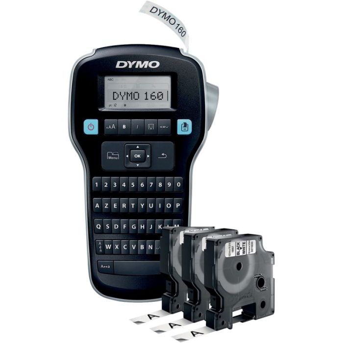 Etiqueteuse DYMO LM160 + 3 rubans D1 noir sur blanc Titreuses dymo
