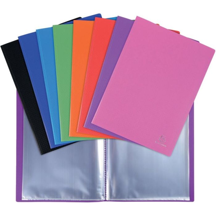 Protège-documents PP OPAK 80 vues, coloris assortis Proteges documents pochettes fixes