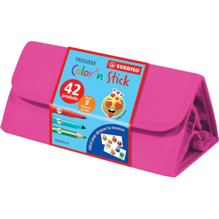 Trousse coloriage Stabilo assortis Feutres coloriage moyens
