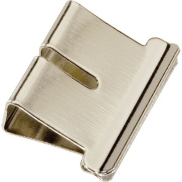 Boîte de 50 clips chromes